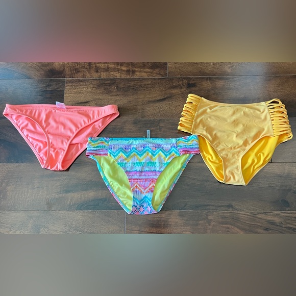 6 Colorful Bikini Bottoms Size Large - Picture 4 of 4